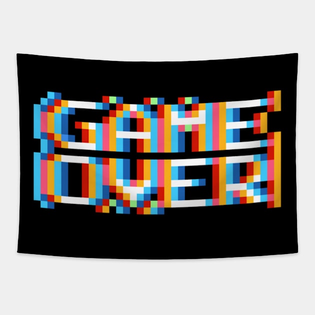 Game Over Tapestry by Contentarama