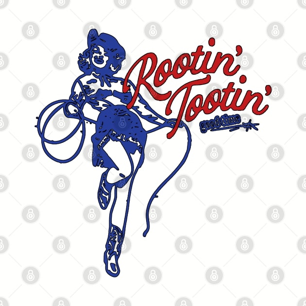 Vintage Rootin Tootin Good Time Western Cowgirl by masterpiecesai