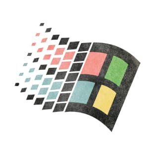 Windows 95 grunge effect T-Shirt