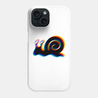 Glitched Snail Phone Case