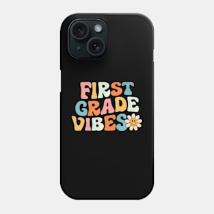 First Grade  1st Grade Team Retro 1st Day of School Phone Case