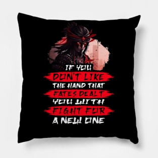 Samurai Motivation Quotes - Anime Shirt Pillow