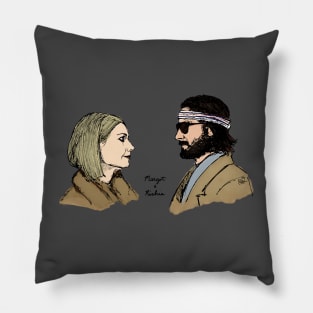 Margot and Richie Tenenbaum - In color! Pillow