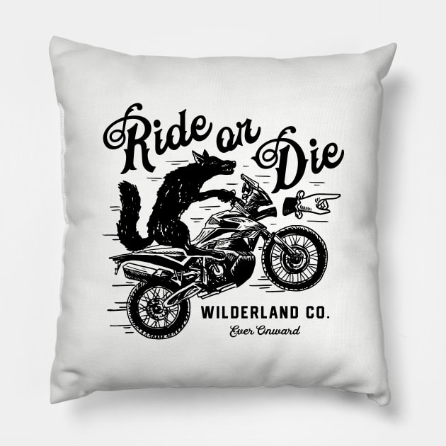 Ride or Die Pillow by mscarlett