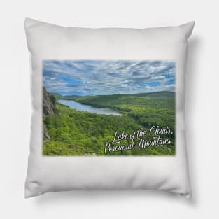 Lake of the Clouds in the Porcupine Mountains Pillow