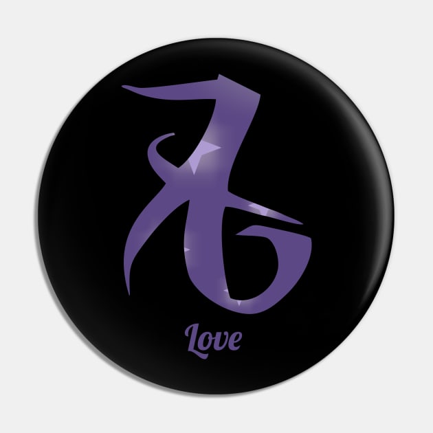 Love rune Pin by Pendientera