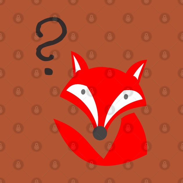 question mark fox by gravisio