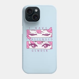 i have trascended gender (trans) Phone Case