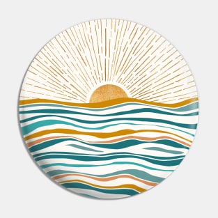 The Sun and The Sea Pin