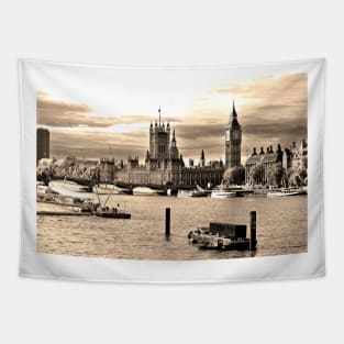 Big Ben Houses of Parliament Westminster Bridge London Tapestry