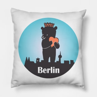 berlin bear Pillow