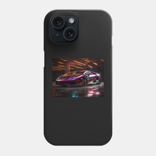 Super-cars-Upscale-Huracan Phone Case