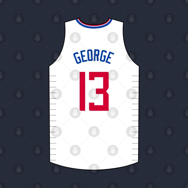 Paul George Los Angeles Jersey Qiangy by qiangdade