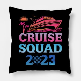 Family Cruise Squad 2023 Family Matching Group Squad Trip Pillow