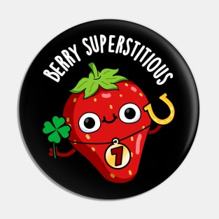 Berry Superstitious Cute Fruit Pun Pin