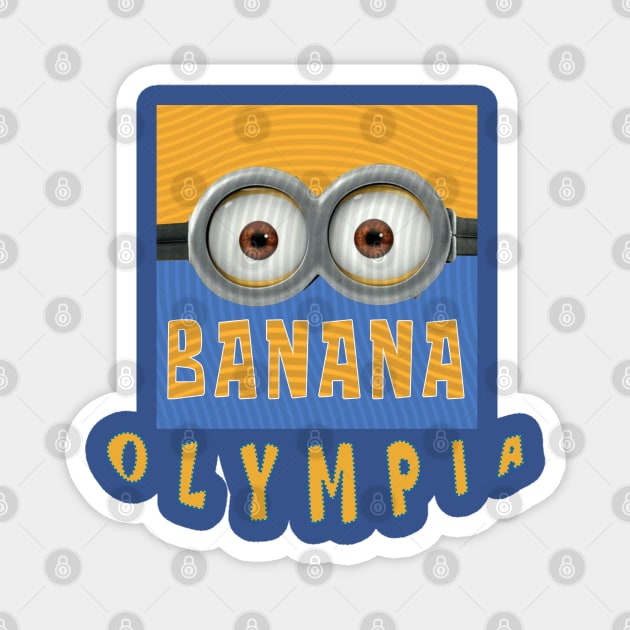 MINIONS USA OLYMPIA Magnet by LuckYA