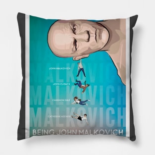 Being John Malkovich alternative movie poster Pillow