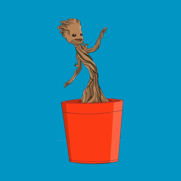 baby groot by dubcarnage