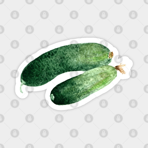 cucumber Magnet by Ljuko