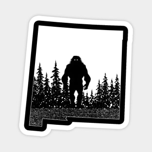 New Mexico Bigfoot Sasquatch Magnet