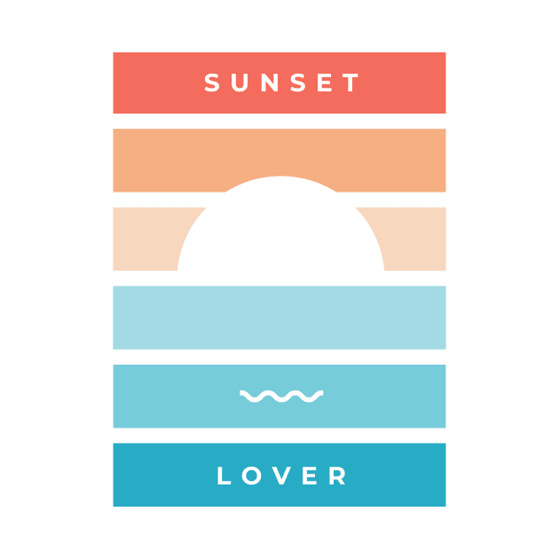 Sunset lover retro design by Ivanapcm