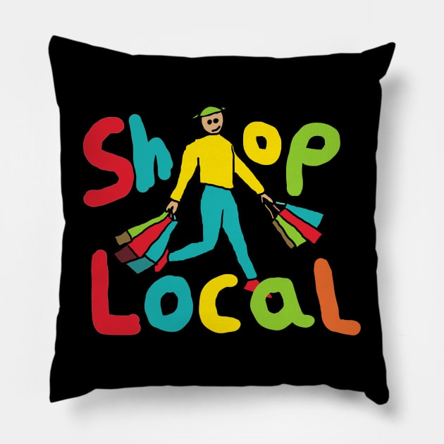 Shop Local Pillow by Mark Ewbie