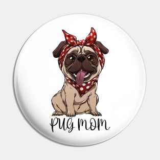 Pug-tastic Mom: Love, Cuddles, and Paws Pin