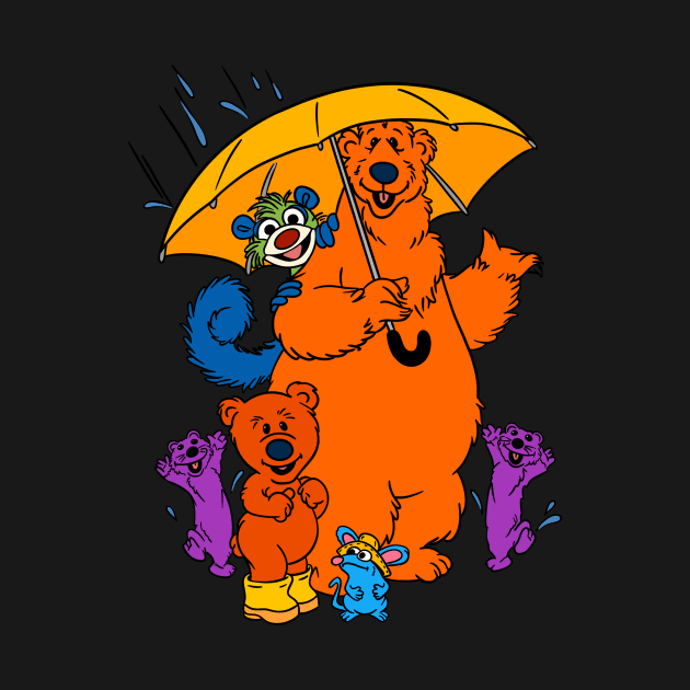 Bear in the Big Blue House - Rain by FoxtrotDesigns