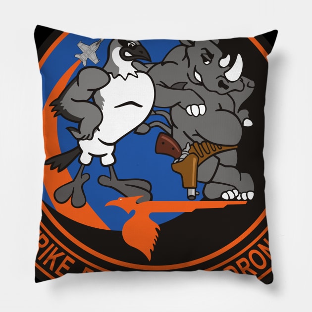 F/A18 Rhino - VFA94 Mighty Shrikes Pillow by MBK