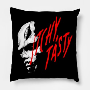 itchy tasty - resident evil Pillow