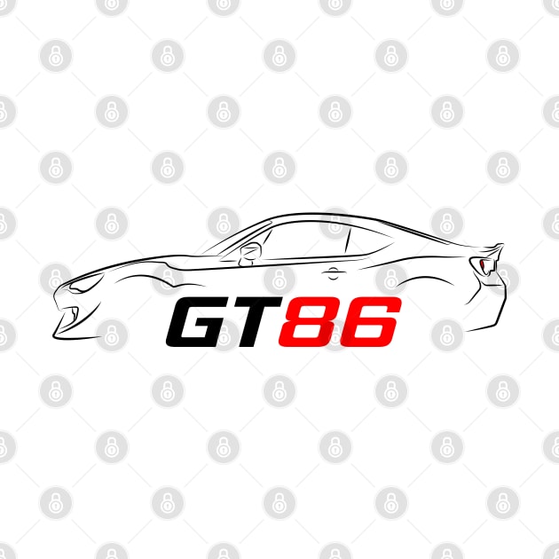 GT86 Silhouette by GoldenTuners