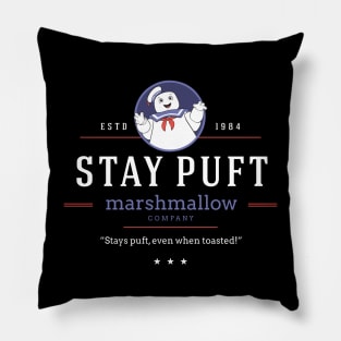 Stay Puft Marshmallow Company - modern vintage logo Pillow