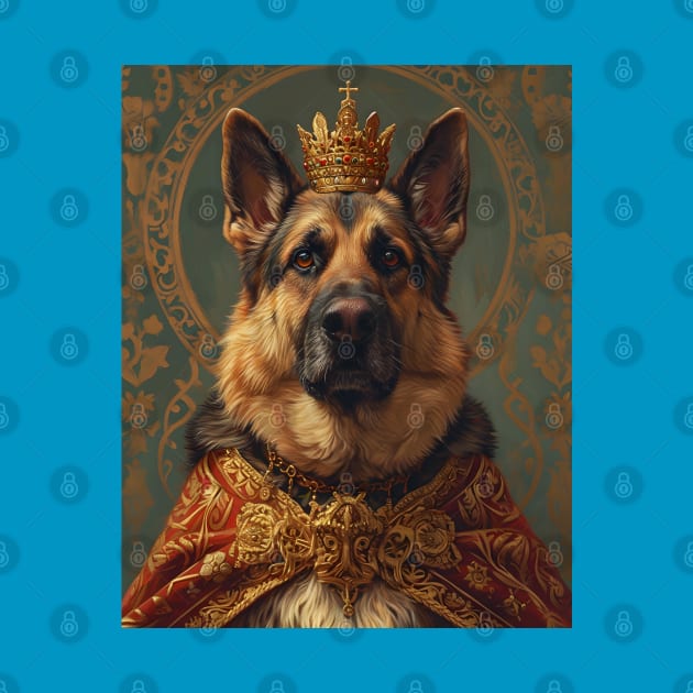 German Shepherd The King by AestheticsArt81