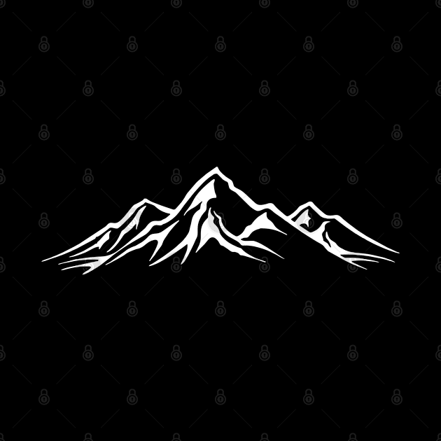 Mountain Silhouette by ShirtyLife