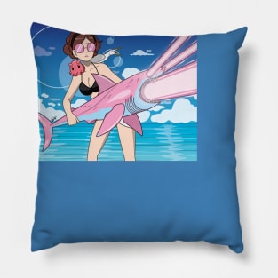 Sharkcannon Pillow