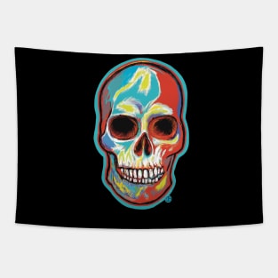 Psychedelic Skull Tapestry