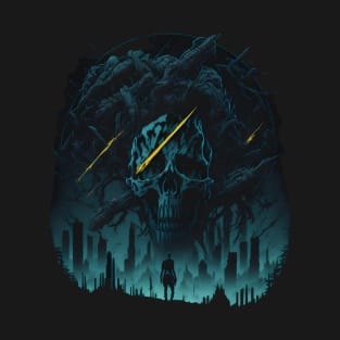 Sci Fi Horror: Post apocalyptic wasteland Design T-Shirt