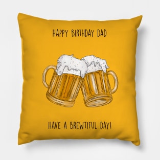 Dad brew birthday Pillow