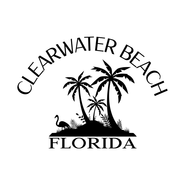 Clearwater Beach, Florida T-shirt by Mountain Morning Graphics