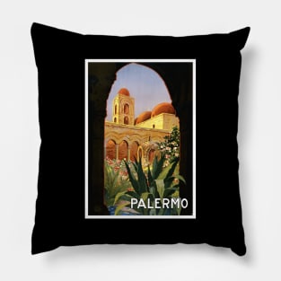 PALERMO ITALY VINTAGE DESIGN Pillow