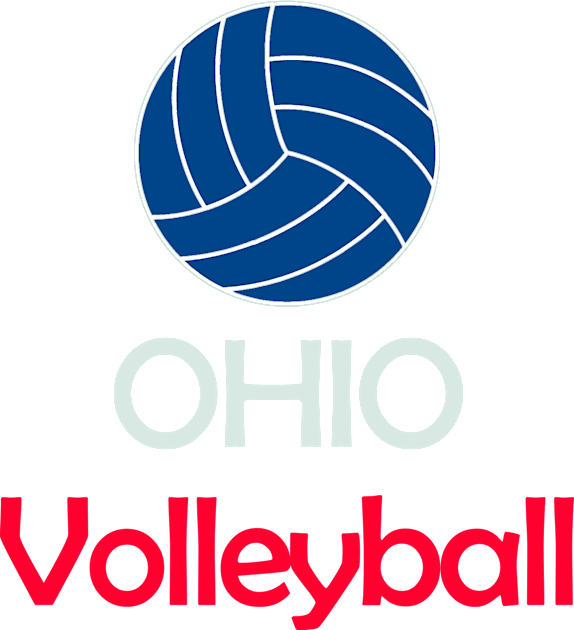 OHIO Volleyball Kids T-Shirt by Grigory