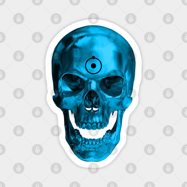 DR. MANHATTAN - Skull Magnet by ROBZILLA