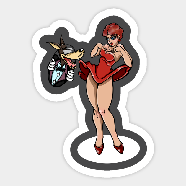 Red Hot Riding Hood - Red Riding Hood - Sticker | TeePublic Red Hot Riding Hood - Red Riding Hood - Sticker | TeePublic