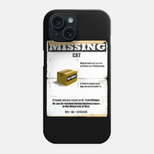 Schrödinger's Missing Cat Phone Case