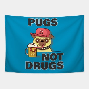 pugs not drugs Tapestry