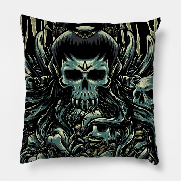 Queen of the Sea Pillow by dezeight