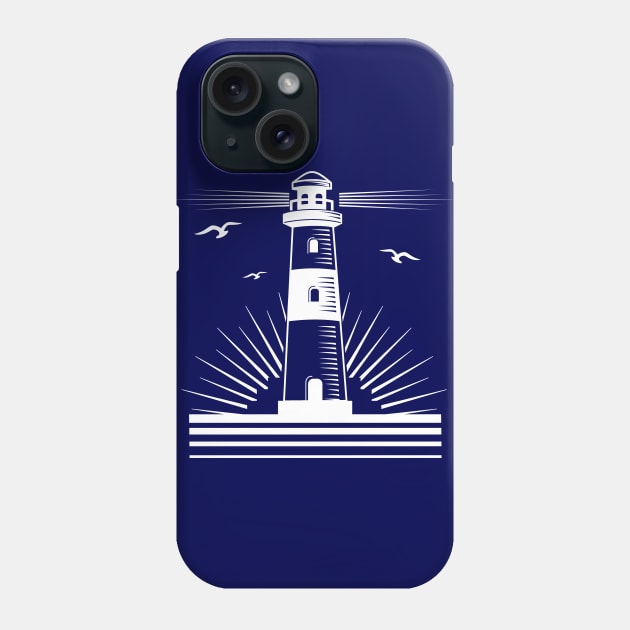 lighthouse by the sea Phone Case by Bianka