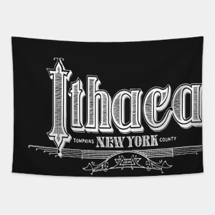 Vintage Ithaca, NY Tapestry