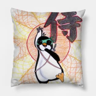 Ninja Penguin Pillow