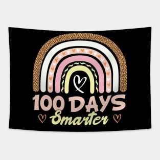 100 Days Smarter Gift For Kids Students And Teacher Tapestry